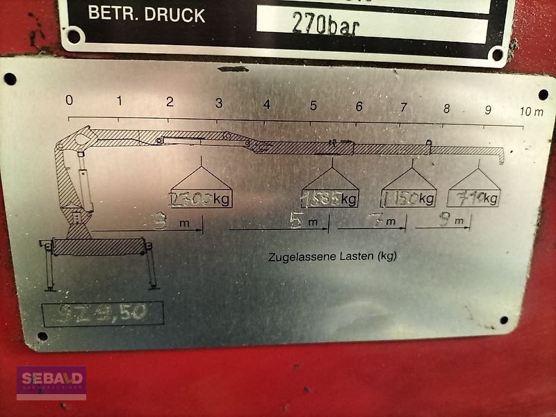 Sonstiger Baggerzubehör Türe ait Penz Forstkran  9Z9,50, Gebrauchtmaschine içinde Zweibrücken (resim 3)