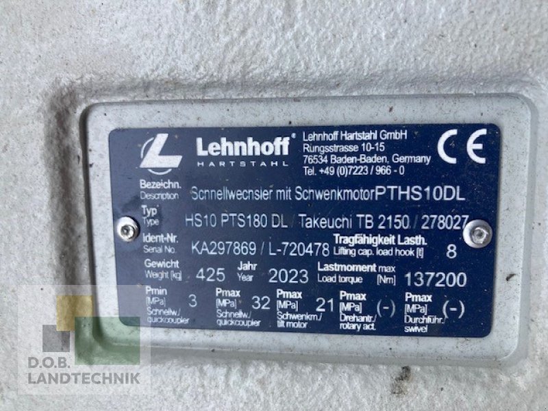 Sonstiger Baggerzubehör typu Powertilt PT HS10 DL, Neumaschine v Regensburg (Obrázek 2)