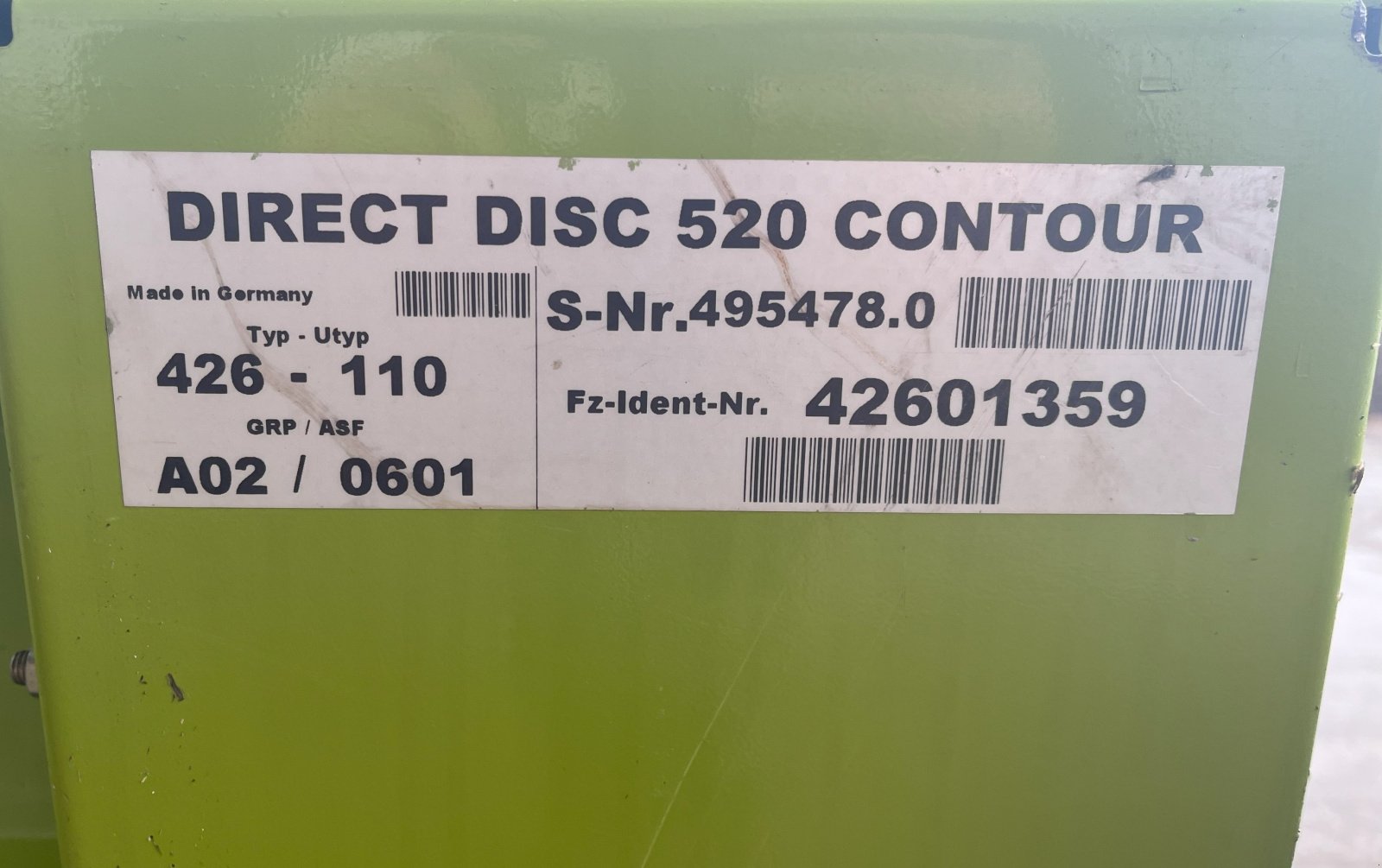 Sonstiges Feldhäckslerzubehör del tipo CLAAS Direct Disc 520, Gebrauchtmaschine en Obing (Imagen 10)