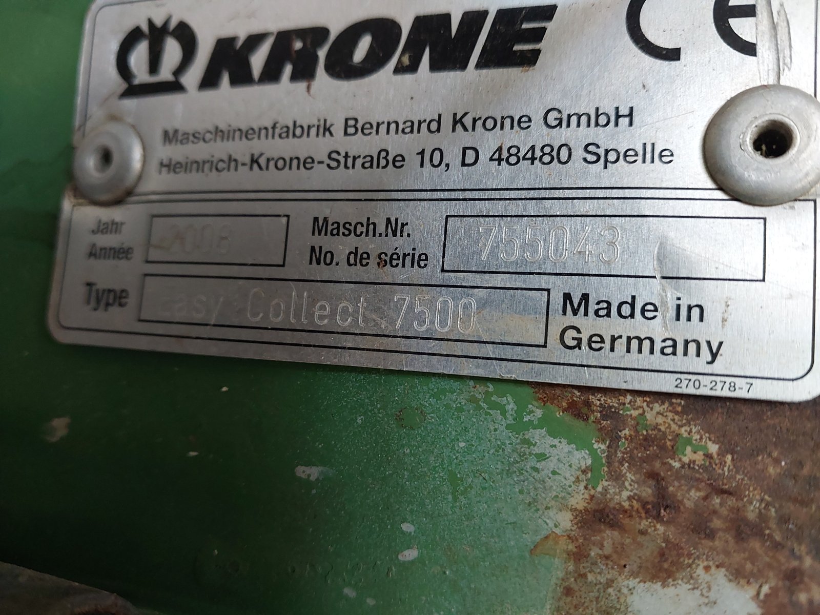 Sonstiges Feldhäckslerzubehör du type Krone Feldhäckslerzubehör, Gebrauchtmaschine en Artstetten (Photo 3)