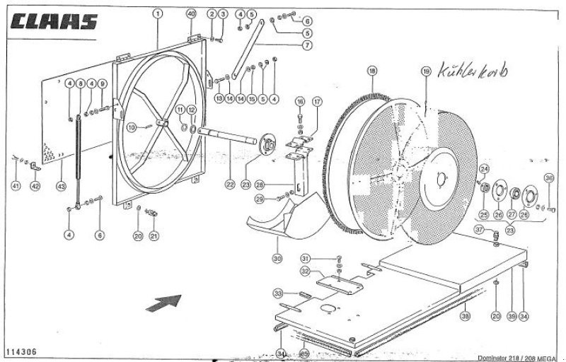 Sonstiges Mähdrescherzubehör typu CLAAS CLAAS Ersatzteile Rotor Kühlerkorb Dominator/Mega, Gebrauchtmaschine v Schutterzell (Obrázek 3)