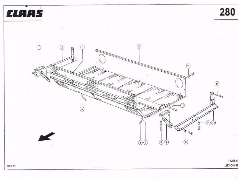 Sonstiges Mähdrescherzubehör typu CLAAS Ersatzteile für Lexion 580, Gebrauchtmaschine v Schutterzell (Obrázek 1)