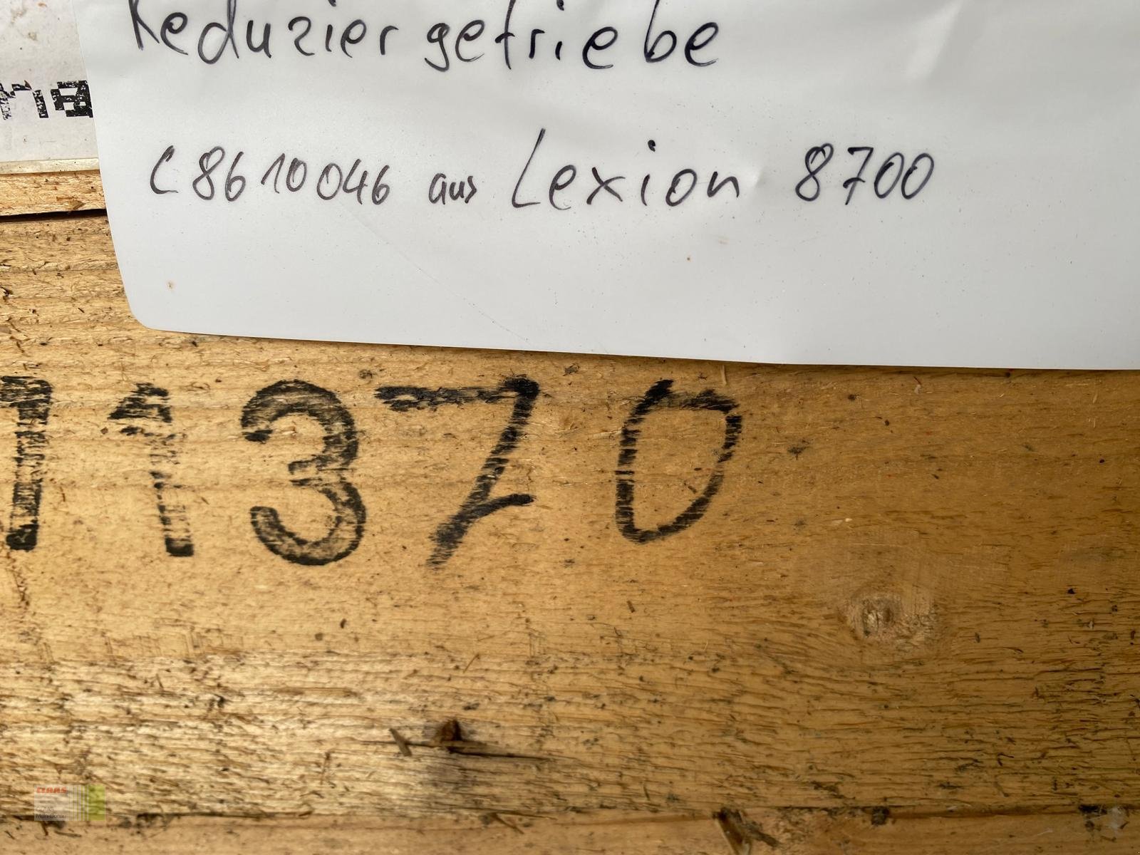 Sonstiges Mähdrescherzubehör typu CLAAS Reduziergetriebe f. Lexion 8700, Gebrauchtmaschine v Vohburg (Obrázek 4)