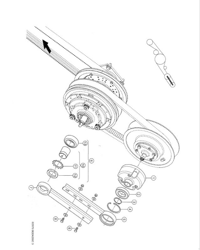 Sonstiges Mähdrescherzubehör del tipo CLAAS Variator Vorsatzantrieb 3-rillig 120 kW, Gebrauchtmaschine In Schutterzell (Immagine 1)