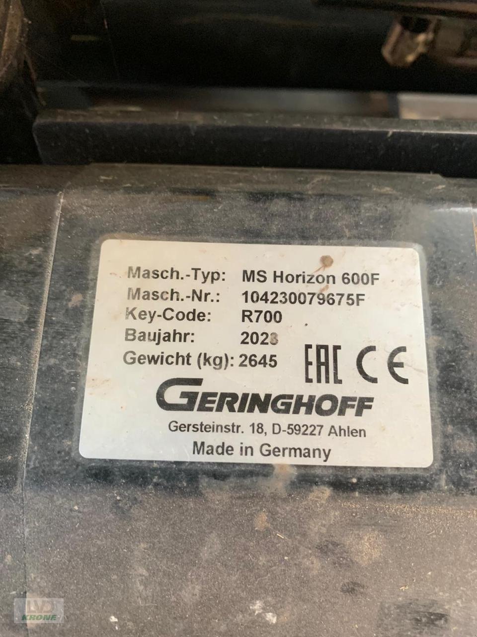 Sonstiges Mähdrescherzubehör del tipo Geringhoff MS-Horizon 600F, Gebrauchtmaschine en Spelle (Imagen 10)