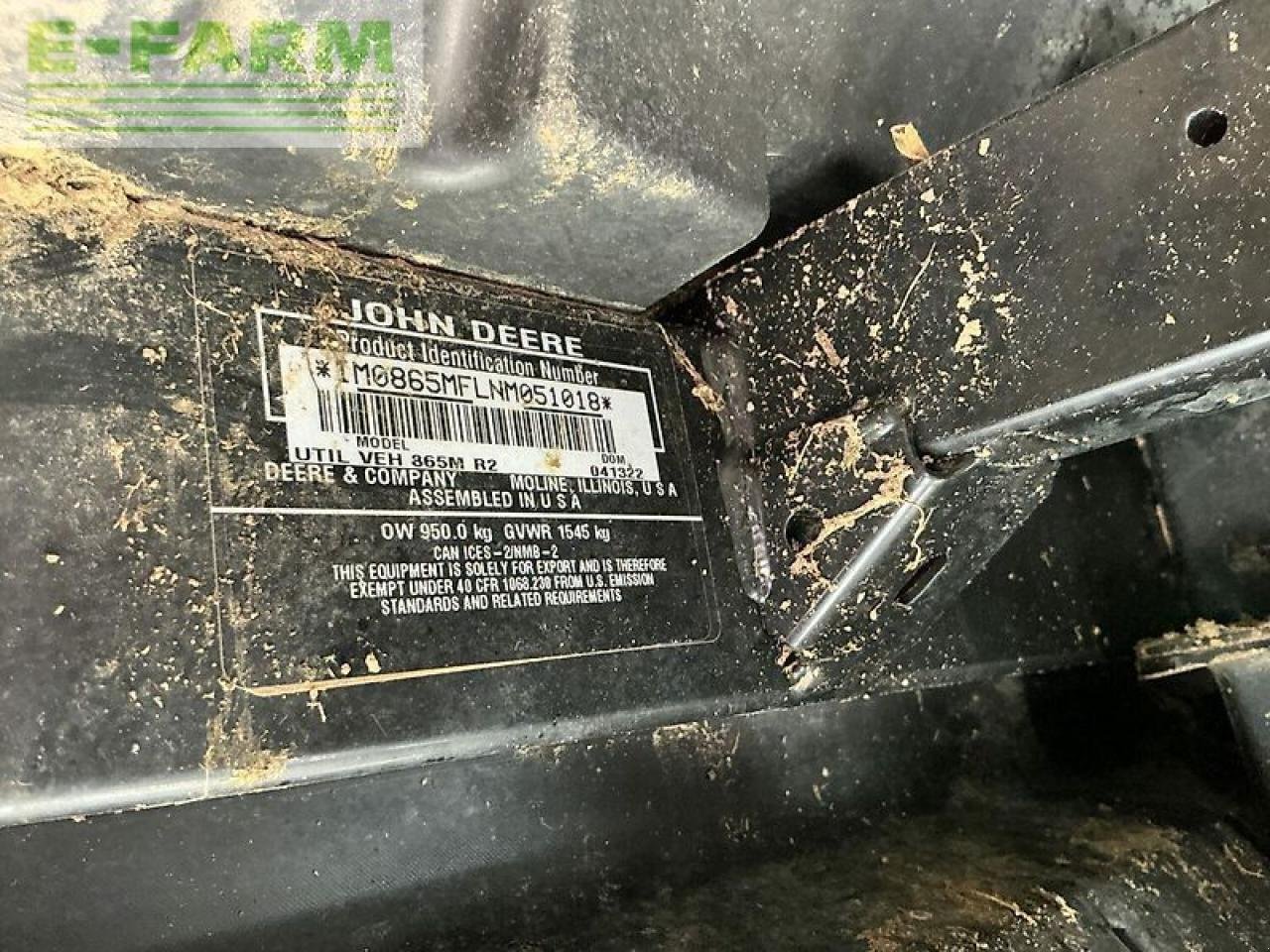 Sonstiges Mähdrescherzubehör del tipo John Deere xuv 865m gator (st20616), Gebrauchtmaschine en SHAFTESBURY (Imagen 11)