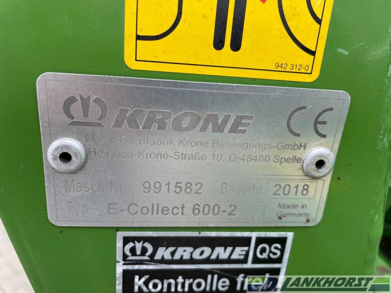 Sonstiges Mähdrescherzubehör typu Krone Easy Collect 600-2, Gebrauchtmaschine v Neuenhaus (Obrázek 16)