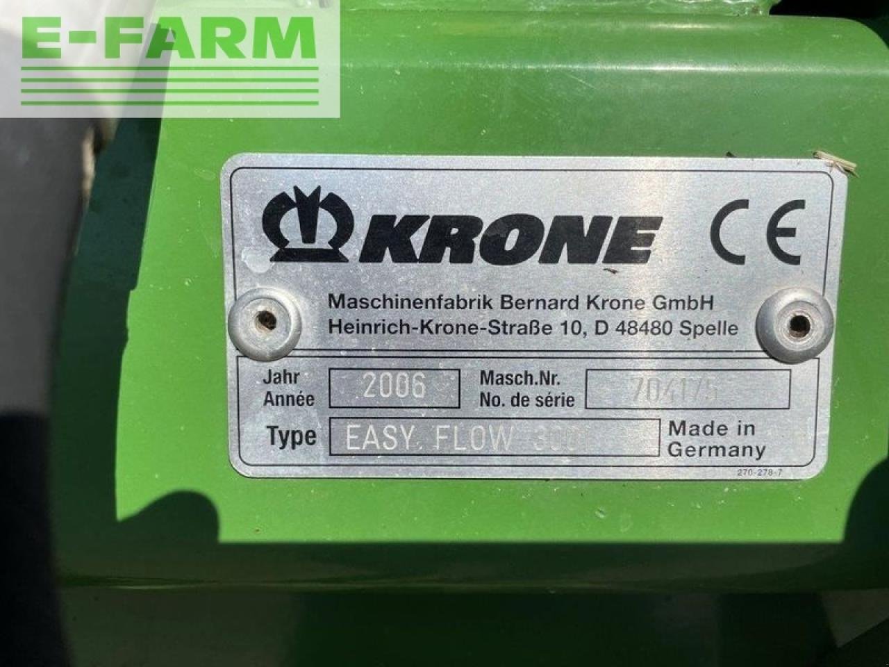 Sonstiges Mähdrescherzubehör a típus Krone easyflow 3001 pickup, Gebrauchtmaschine ekkor: gg VEGHEL (Kép 13)