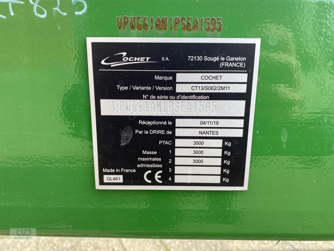 Sonstiges Mähdrescherzubehör a típus Sonstige Cochet CT13/S062/2M11, Gebrauchtmaschine ekkor: Spelle (Kép 5)