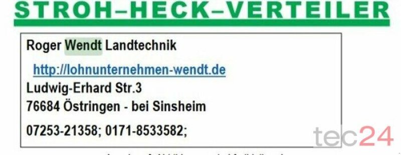 Sonstiges Mähdrescherzubehör a típus Sonstige Stroh und Maisverteiler, Neumaschine ekkor: Östringen (Kép 2)