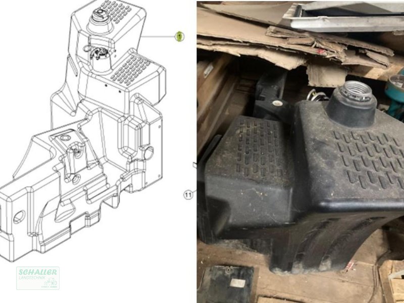 Sonstiges Traktorzubehör Türe ait CLAAS Kraftstofftank Claas Arion 600 Cmatic A37, Gebrauchtmaschine içinde Geiselhöring (resim 1)