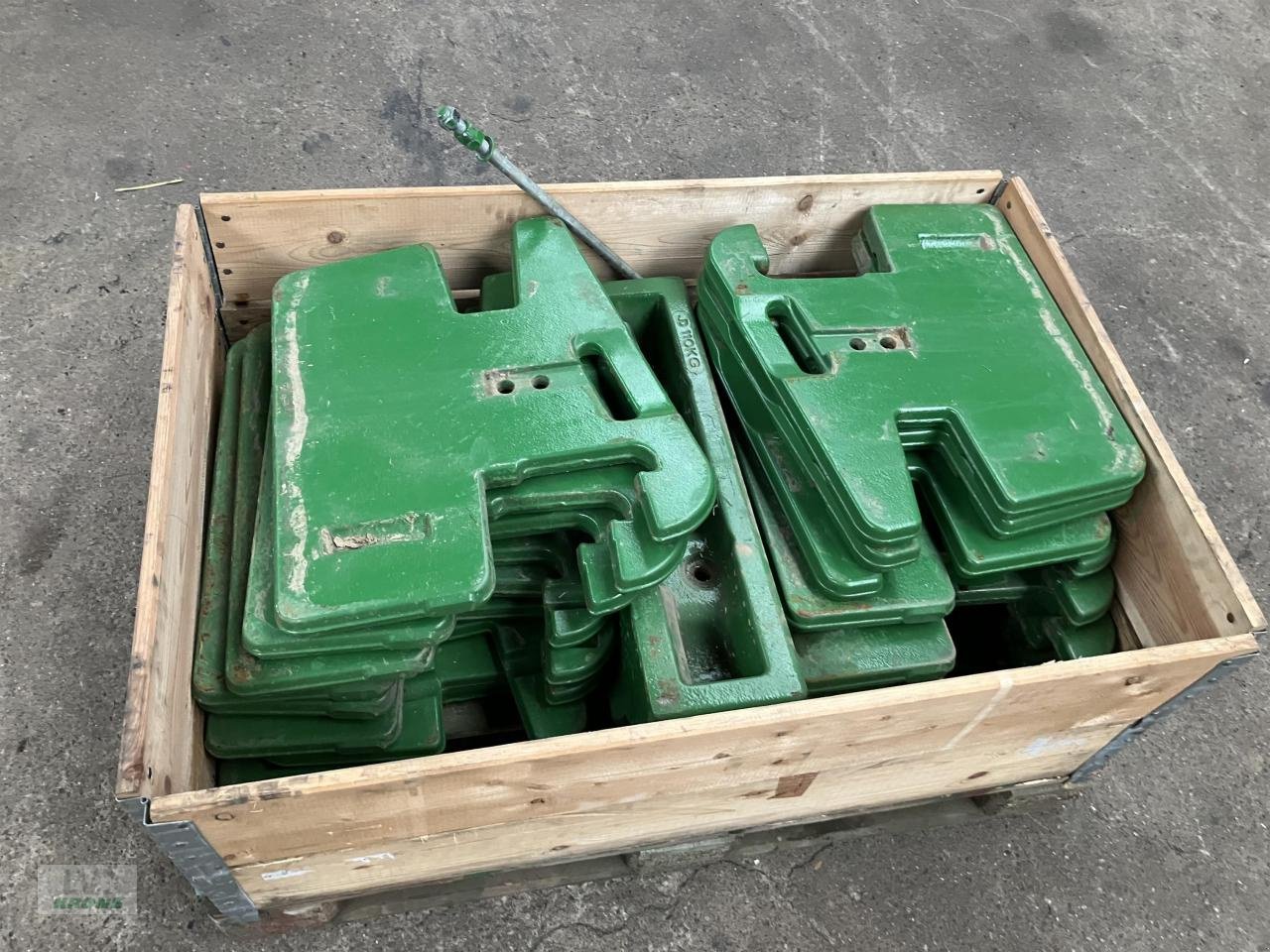 Sonstiges Traktorzubehör typu John Deere 18 x 50 kg, Gebrauchtmaschine v Spelle (Obrázek 1)