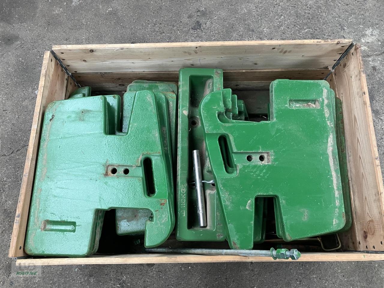 Sonstiges Traktorzubehör typu John Deere 18 x 50 kg, Gebrauchtmaschine v Spelle (Obrázek 4)