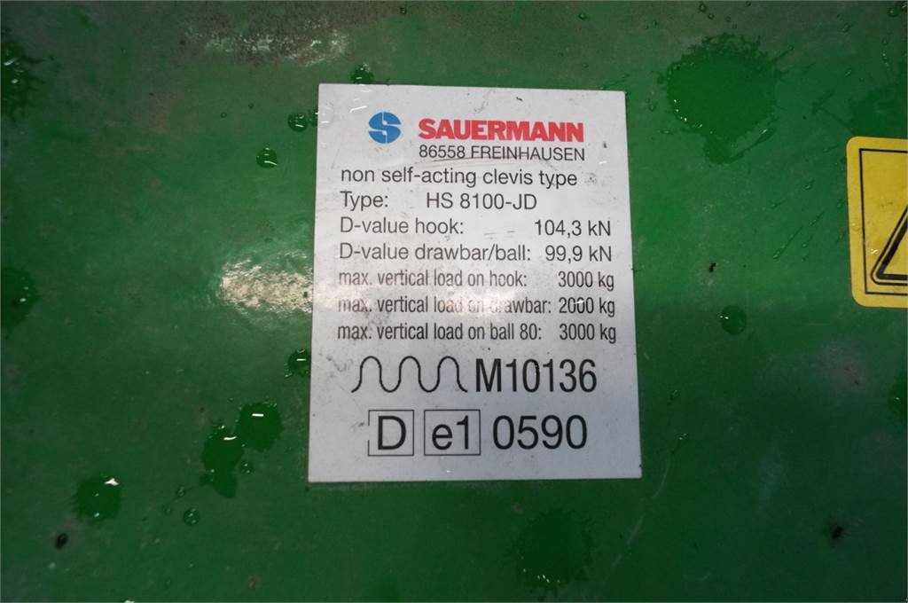 Sonstiges Traktorzubehör typu John Deere 8R 340, Gebrauchtmaschine w Hemmet (Zdjęcie 3)