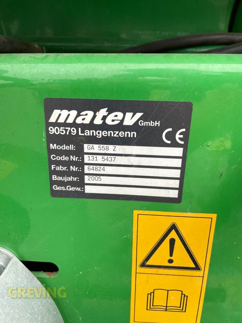 Sonstiges Traktorzubehör от тип John Deere Matev Saug-Kehrmaschine mit Schlauch / Räumschild, Gebrauchtmaschine в Wesseling-Berzdorf (Снимка 5)