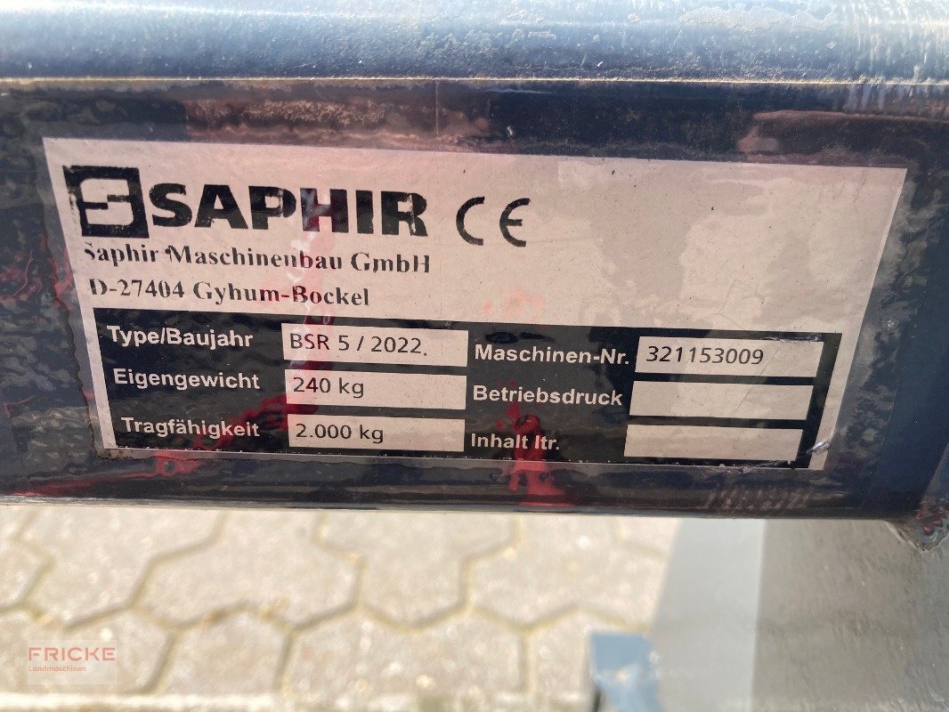 Sonstiges Traktorzubehör от тип Saphir BSR 5 -mit Farbschäden-, Neumaschine в Bockel - Gyhum (Снимка 5)