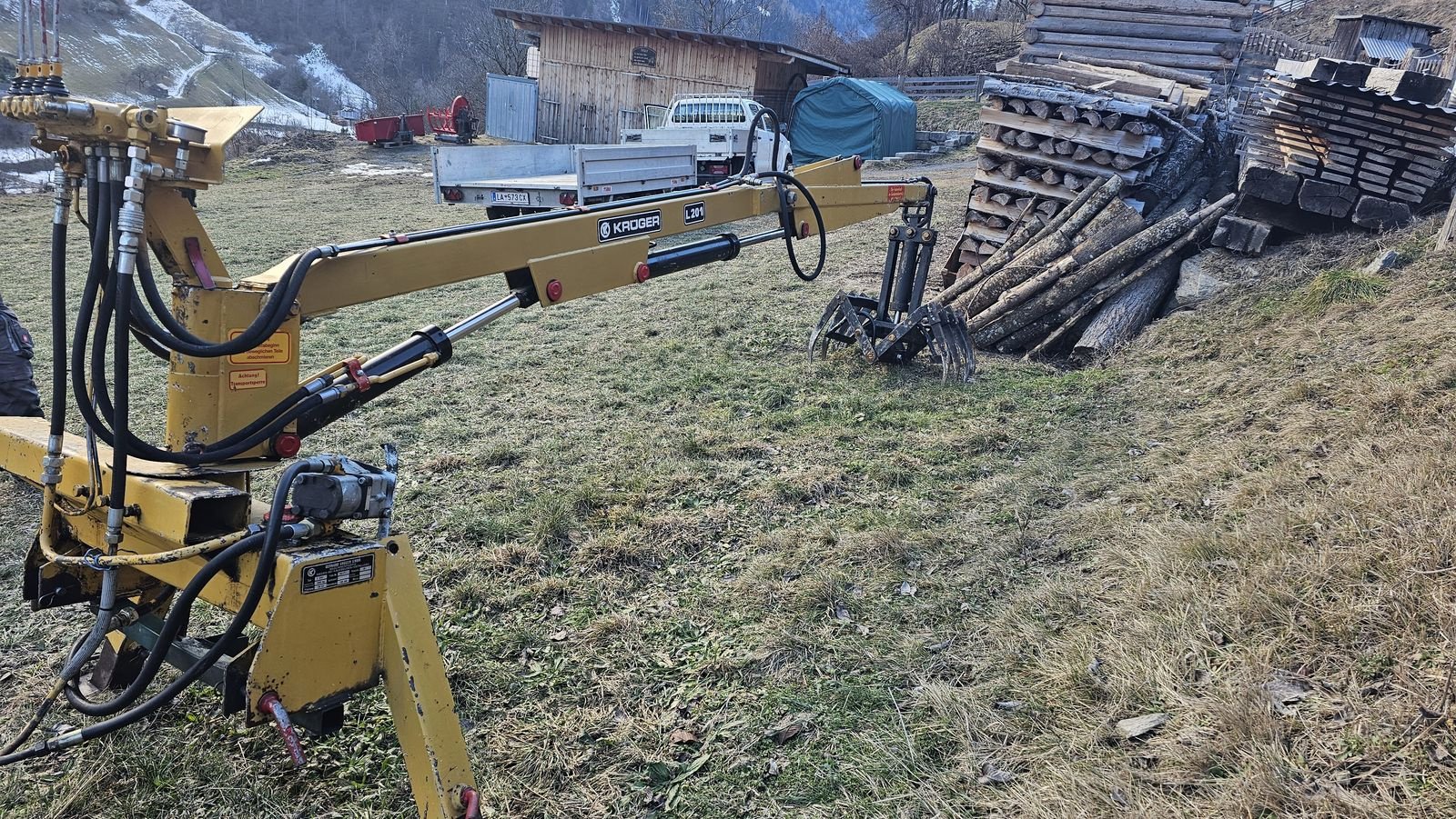 Sonstiges Traktorzubehör des Typs Sonstige Heckbagger L201, Gebrauchtmaschine in Ried im Oberinntal (Bild 4)