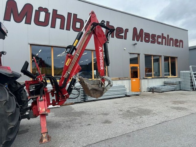 Sonstiges Traktorzubehör Türe ait Sonstige Moser Heckbagger 4,5 Meter 1000KG Eigenölversorg, Gebrauchtmaschine içinde Tamsweg (resim 1)