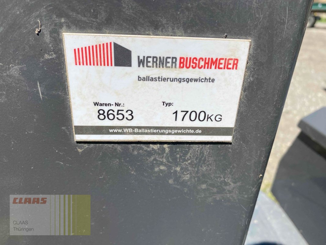 Sonstiges Traktorzubehör typu Werner Heckgewicht 1700 kg, Vorführmaschine v Ebeleben (Obrázok 4)