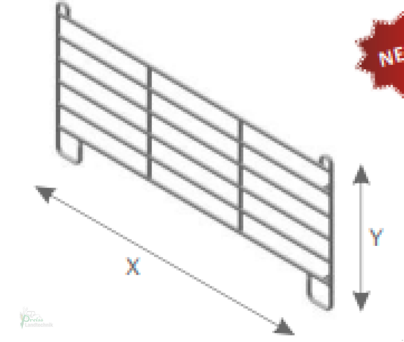 Sonstiges Zubehör typu PreissTec Trennwand Panel TX, Neumaschine v Bad Kötzting (Obrázok 1)