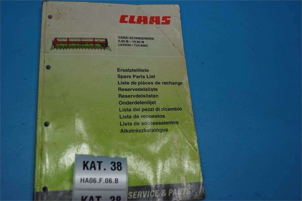 Sonstiges Türe ait CLAAS 30 Vario, Gebrauchtmaschine içinde Hemmet (resim 3)