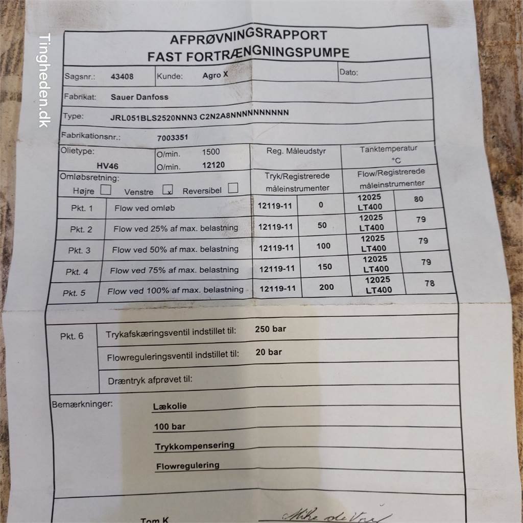 Sonstiges tipa Danfoss Hydraulikmotor JRL051BLS2520NNN3, Gebrauchtmaschine u Hemmet (Slika 2)