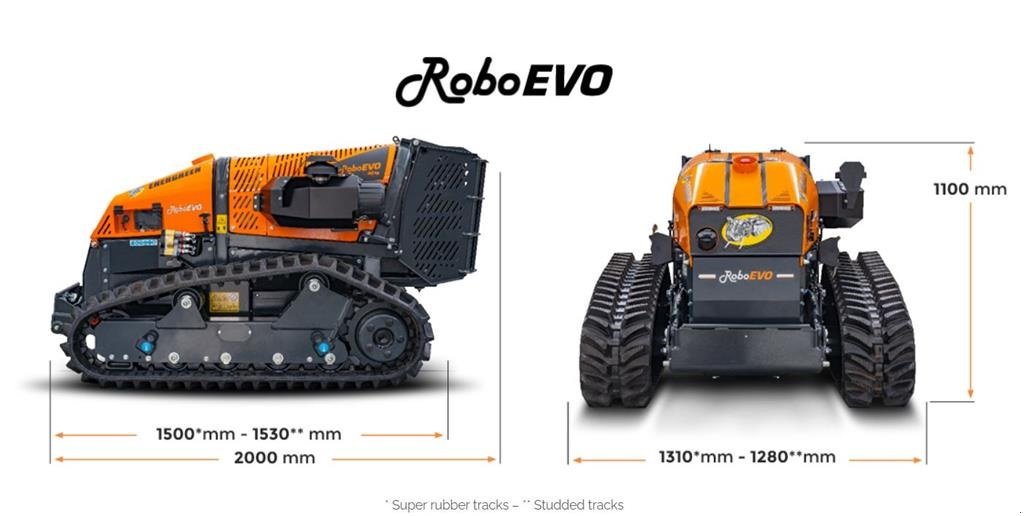 Sonstiges типа Energreen RoboEVO 130cm slagleklipper, Gebrauchtmaschine в Holstebro (Фотография 4)