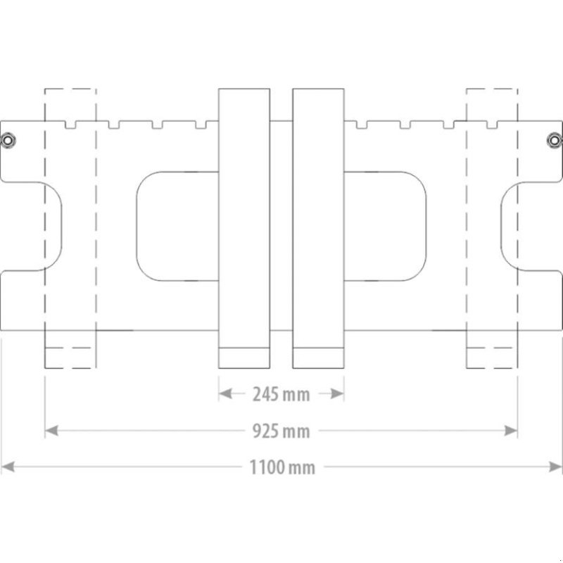 Sonstiges Türe ait FK Machinery Pallegafler Euro skifte 1600kg, Gebrauchtmaschine içinde Vinderup (resim 2)