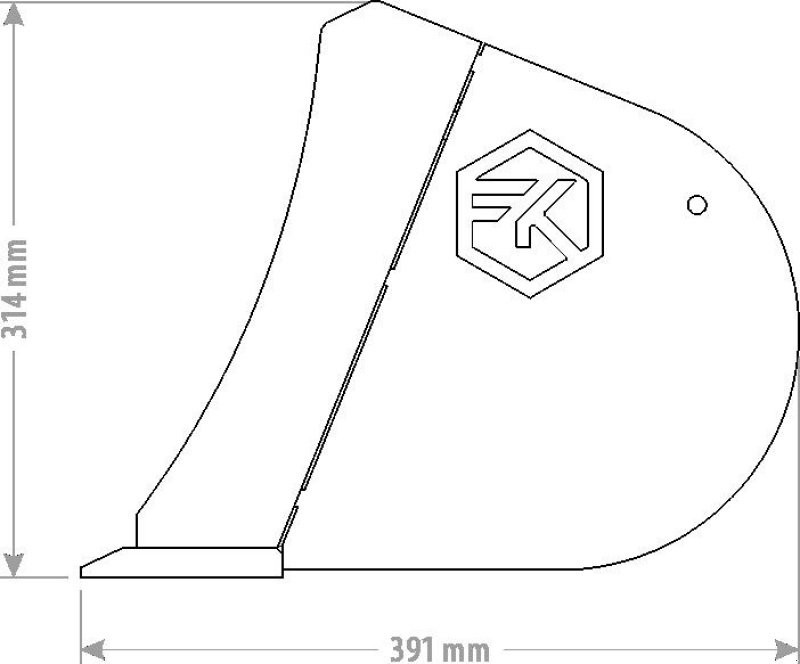 Sonstiges του τύπου FK Machinery Planerskovl 100cm s-30/150 skifte, Gebrauchtmaschine σε Vinderup (Φωτογραφία 2)