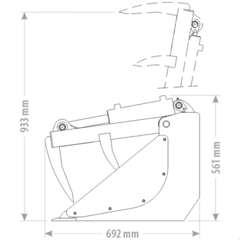 Sonstiges del tipo FK Machinery Skovl med Overfald micro Avant, Gebrauchtmaschine en Vinderup (Imagen 2)