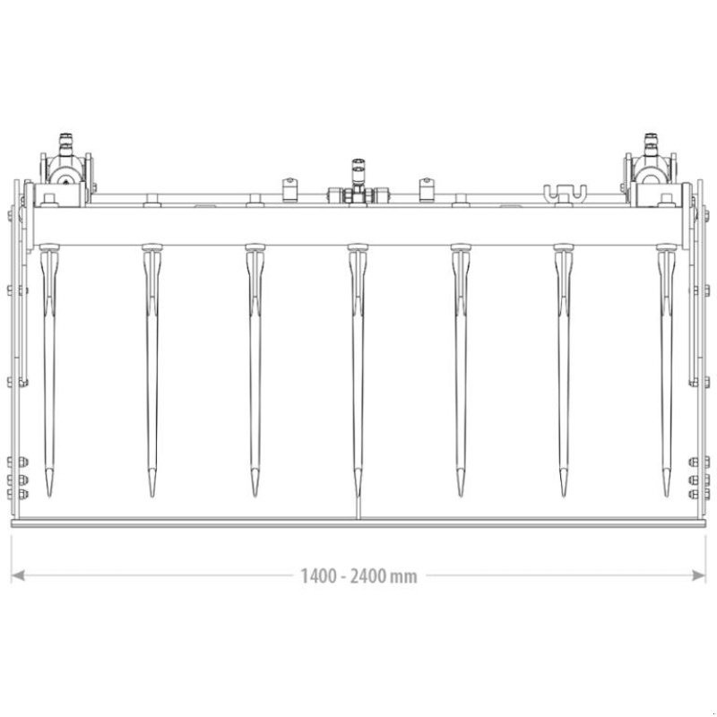 Sonstiges Türe ait FK Machinery Standard skovl m/ overfald Euroskifte, Gebrauchtmaschine içinde Vinderup (resim 3)