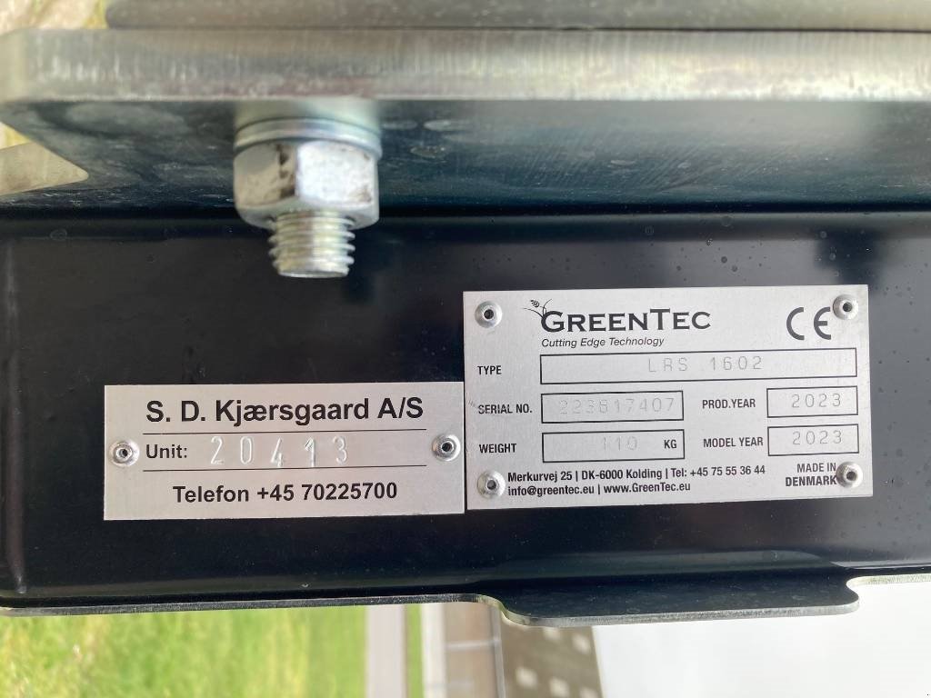 Sonstiges del tipo Greentec HXF 2802 Redskabsramme, med LRS 1602 Grensav, Gebrauchtmaschine en Vrå, Frejlev, Hornslet & Ringsted (Imagen 7)