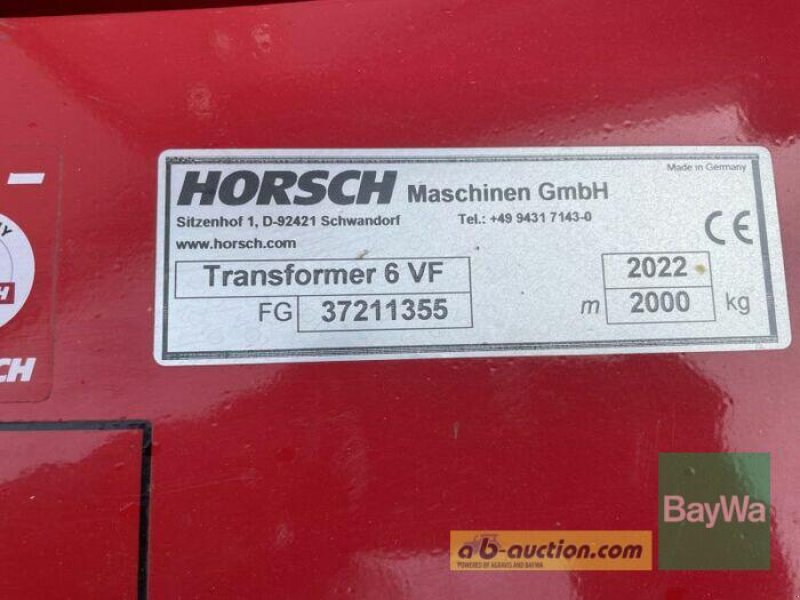 Sonstiges του τύπου Horsch TRANSFORMER 6 VF, Gebrauchtmaschine σε Bamberg (Φωτογραφία 14)