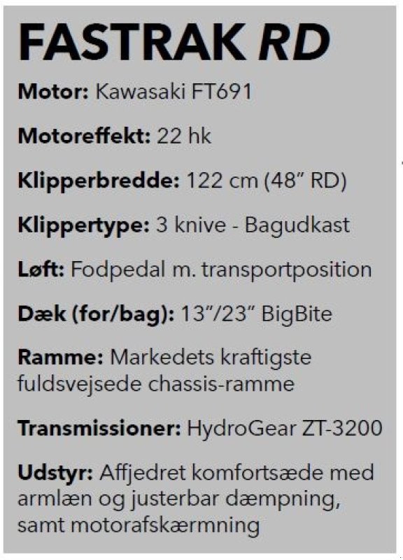 Sonstiges typu Hustler  Fastrak RD 48", Gebrauchtmaschine v Vrå (Obrázek 8)