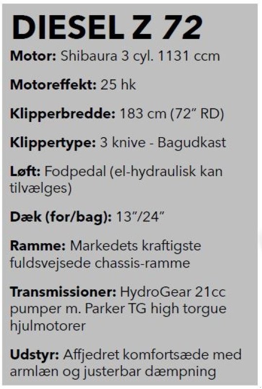 Sonstiges del tipo Hustler  Z Diesel 72", Gebrauchtmaschine en Vrå (Imagen 7)