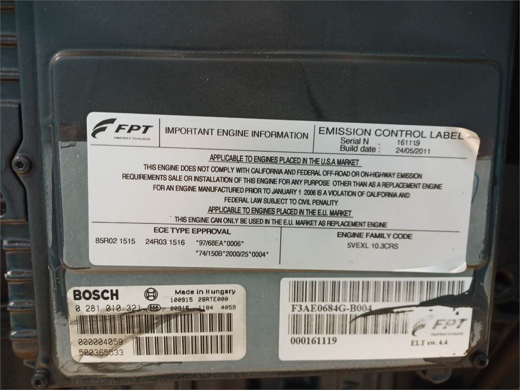 Sonstiges tip Iveco F3AE0684G B004, Gebrauchtmaschine in Hemmet (Poză 12)