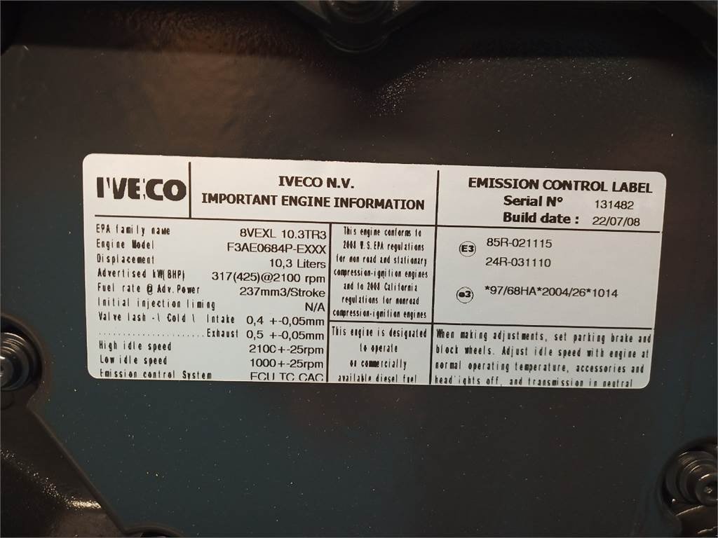 Sonstiges Türe ait Iveco F3AE0684P E905, Gebrauchtmaschine içinde Hemmet (resim 5)