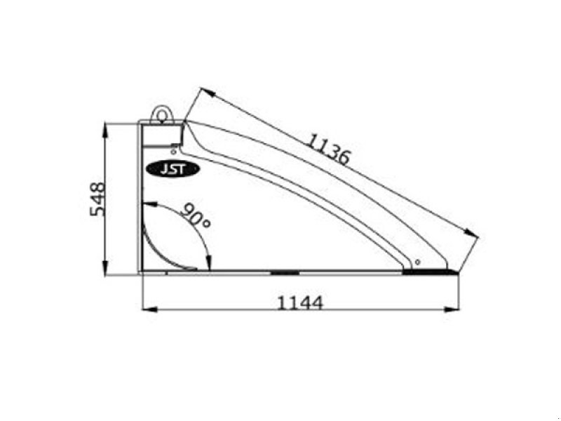 Sonstiges tip JST Planerskovl 130-260 cm, Gebrauchtmaschine in Vrå (Poză 2)