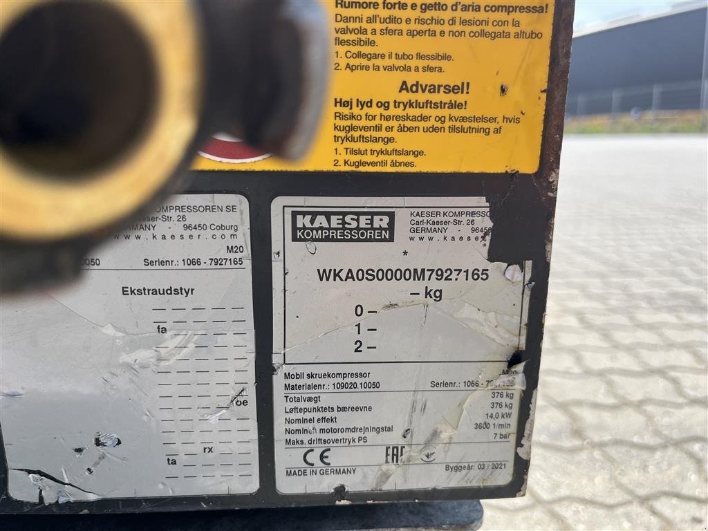 Sonstiges tip Kaeser M 20 på ski kørt 1356timer, Gebrauchtmaschine in Rønnede (Poză 7)