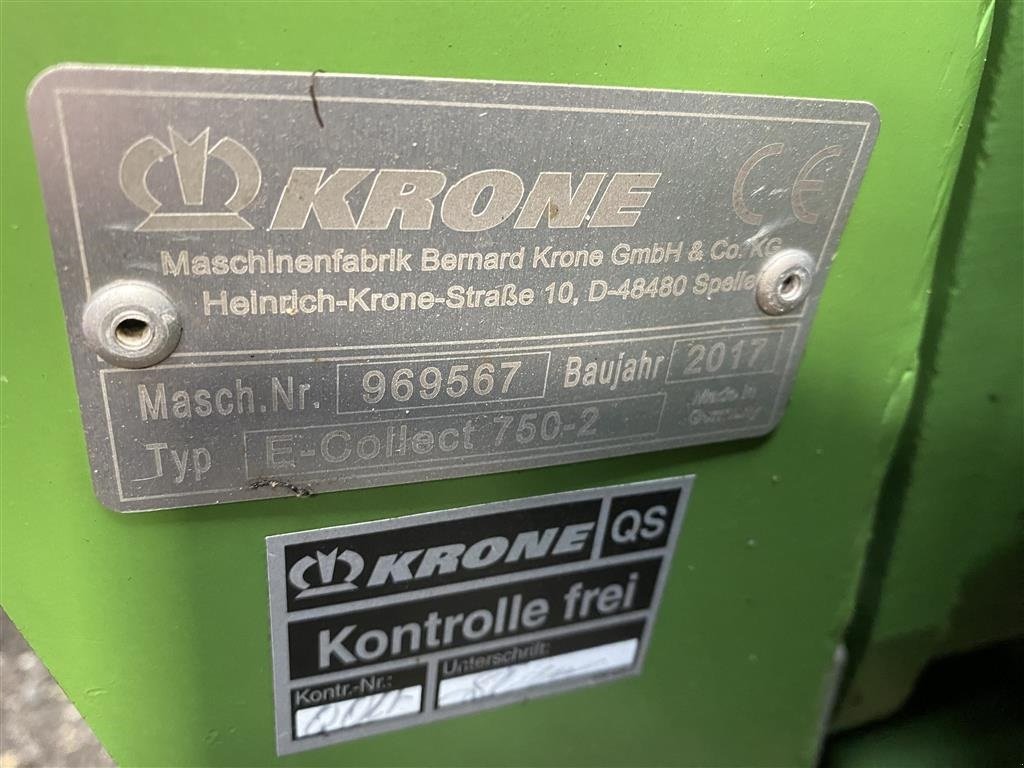 Sonstiges typu Krone Easy Collect 750-2, Gebrauchtmaschine w Aulum (Zdjęcie 3)