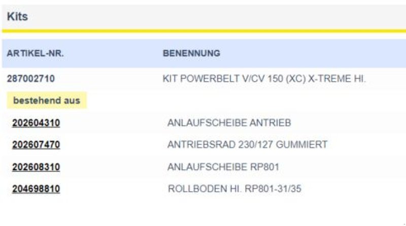 Sonstiges Türe ait Krone Rollboden Comprima V 150 XC X-treme, Gebrauchtmaschine içinde Villach (resim 7)