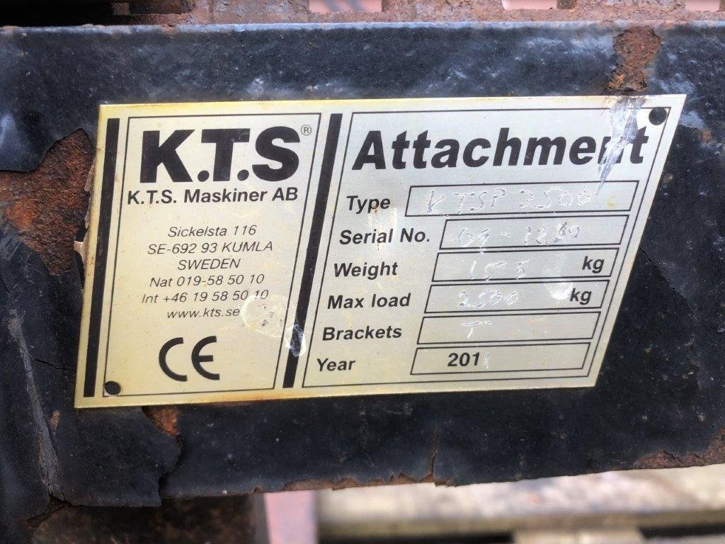 Sonstiges of the type KTS Pallegafler 2500 kg. Med SMS beslag, Gebrauchtmaschine in Tinglev (Picture 4)