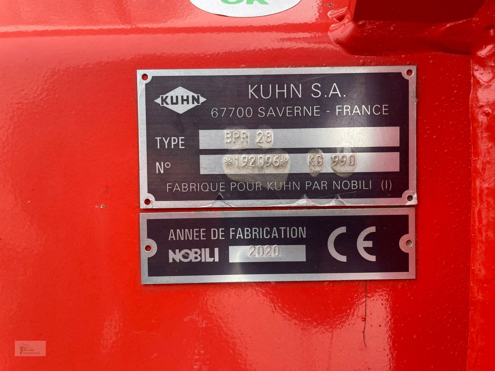 Sonstiges a típus Kuhn BPR 28, Neumaschine ekkor: Bad Kötzting (Kép 6)