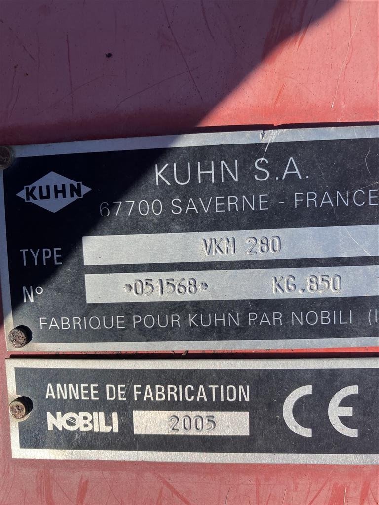 Sonstiges типа Kuhn VKM 280, Gebrauchtmaschine в Høng (Фотография 6)