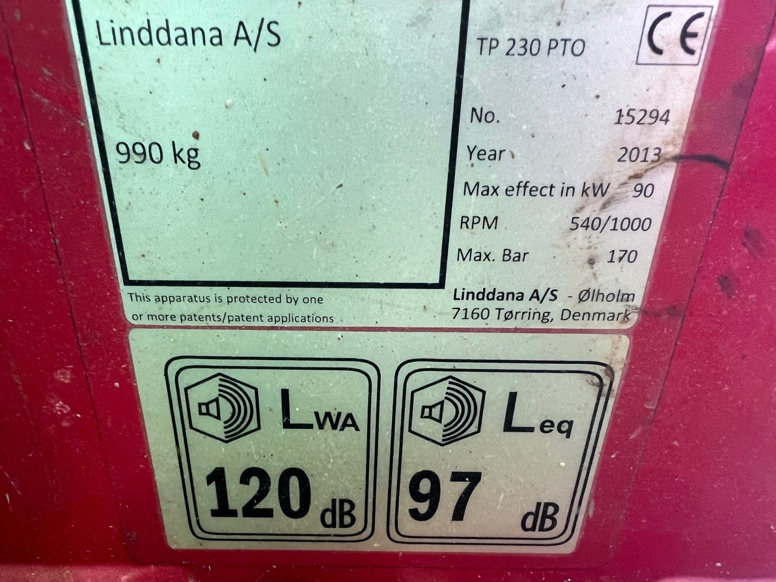 Sonstiges tip Linddana TP230 PILOT, Gebrauchtmaschine in Thisted (Poză 4)