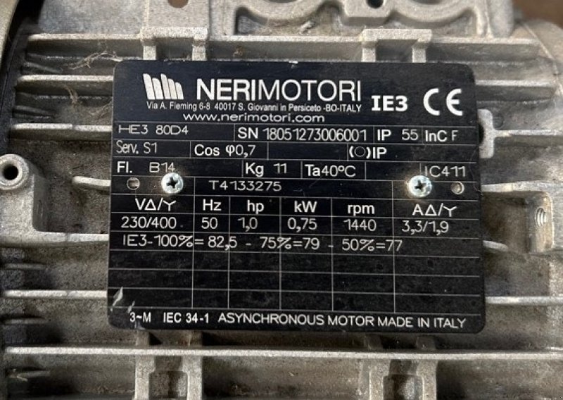 Sonstiges typu Marelli Motori HE3 80D4	Ny, Gebrauchtmaschine v Egtved (Obrázek 1)