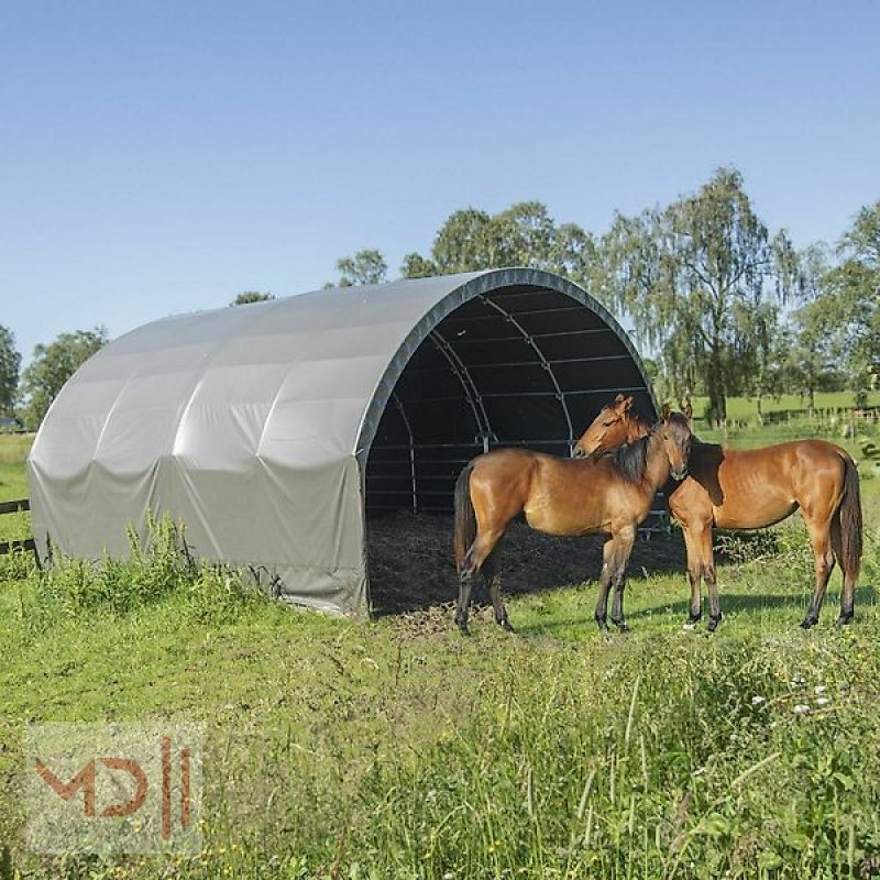 Sonstiges Türe ait MD Landmaschinen Kellfri Windschutz 6 x 6 m inkl. 6 Weidepanels mit u-Förmigen Füssen, Neumaschine içinde Zeven (resim 1)