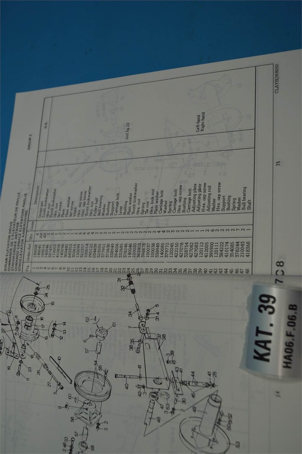 Sonstiges Türe ait New Holland 8050, Gebrauchtmaschine içinde Hemmet (resim 4)