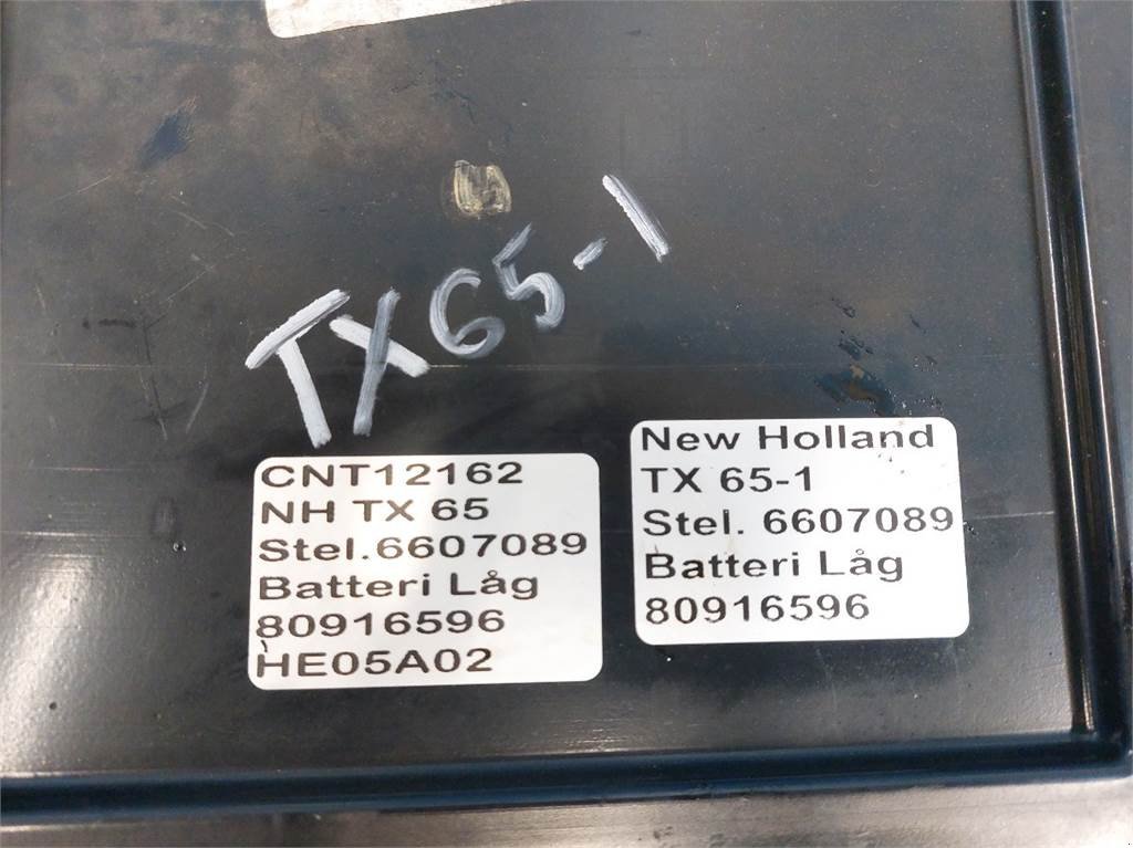 Sonstiges typu New Holland TX65 Batteri Låg 80916596, Gebrauchtmaschine w Hemmet (Zdjęcie 10)