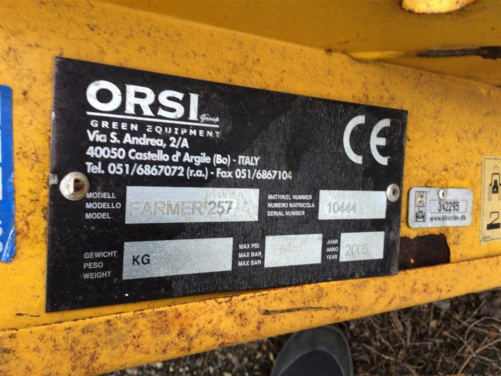 Sonstiges от тип Orsi Farmer 257, Gebrauchtmaschine в Bredsten (Снимка 3)